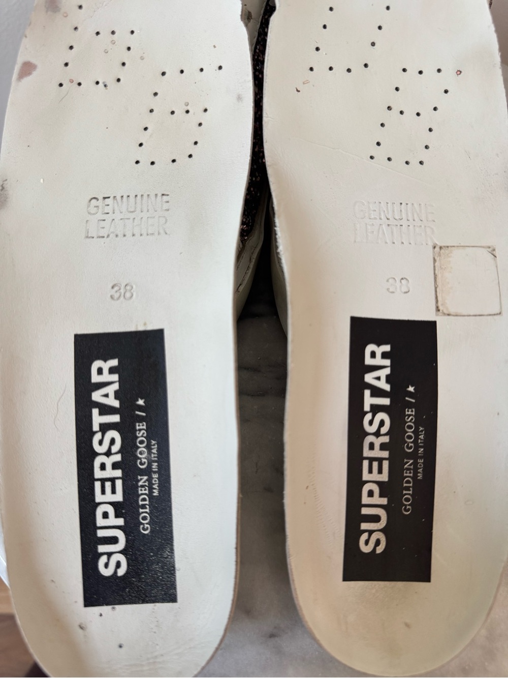 Golden Goose Superstar Glitter Size 38 - Picture 8 of 9